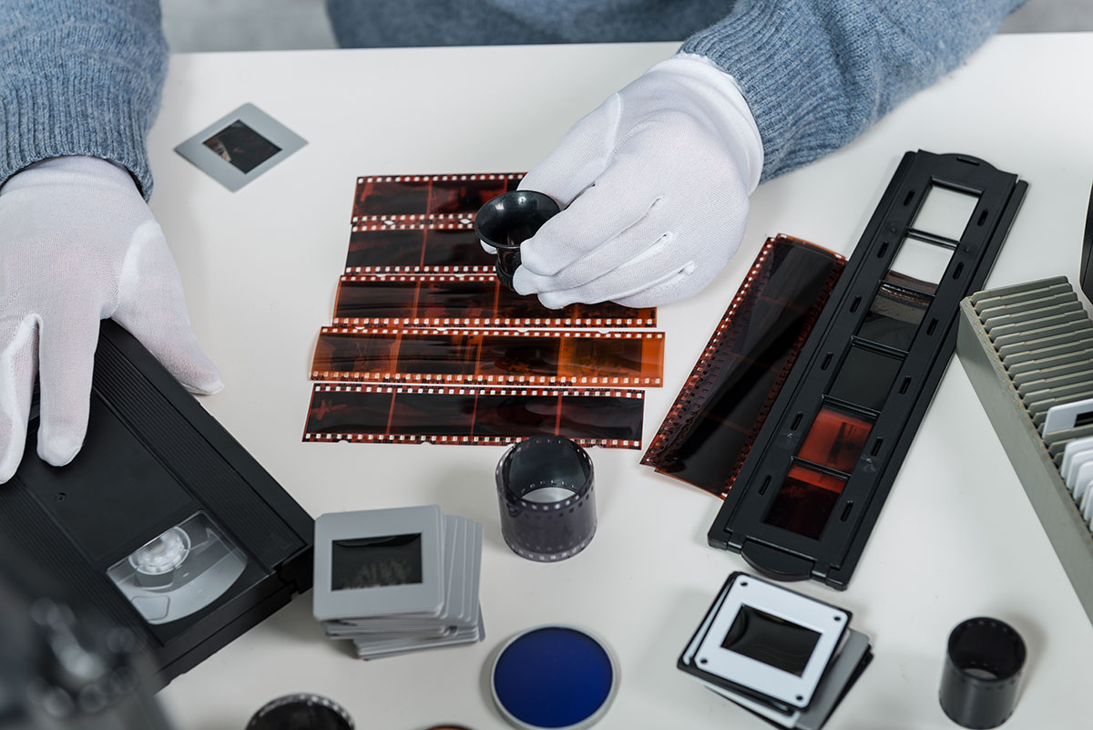 Digitaliseren van Dia's, negatieven, VHS